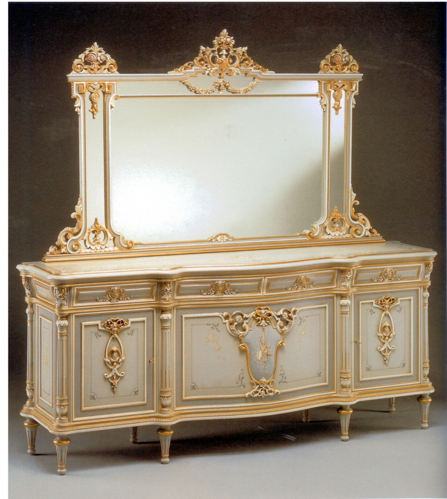 Buffet mirror, Meroni Francesco