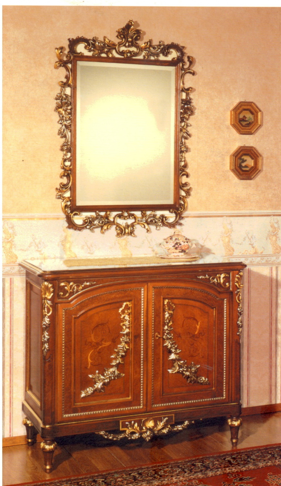 Sideboard carved, Meroni Francesco