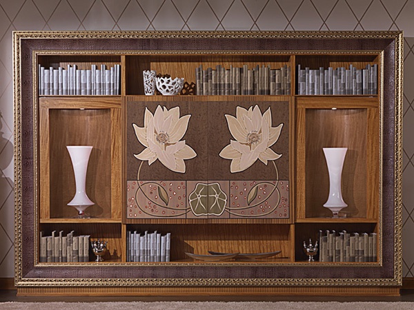 Modular storage system with sliding doors, Busnelli Adamo