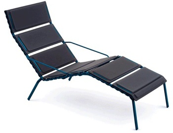 The Striped Chaise Longue Chaise Lounge, Magis