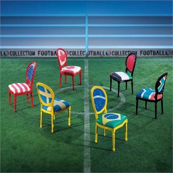 Chair with a frame made of solid wood World Cup, Modenese Gastone