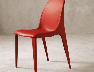 The chair is covered with leather, Bali - Cattelan Italia