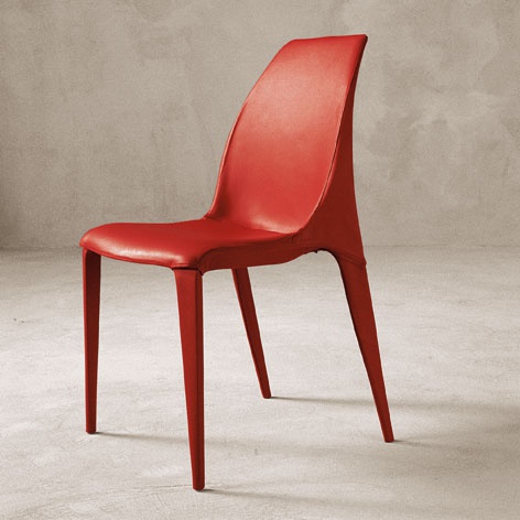 The chair is covered with leather, Bali - Cattelan Italia