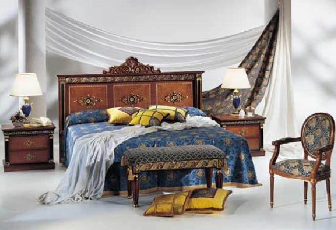 Double bed, Madera - Tino Caspani