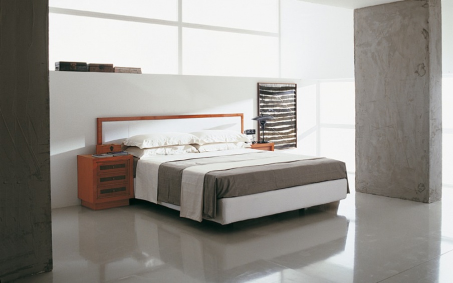 Double bed with a case of cherries, Annibale Colombo