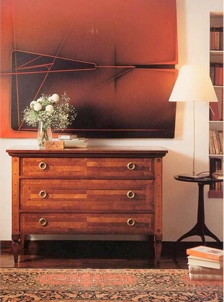 Dresser with wooden case, Annibale Colombo