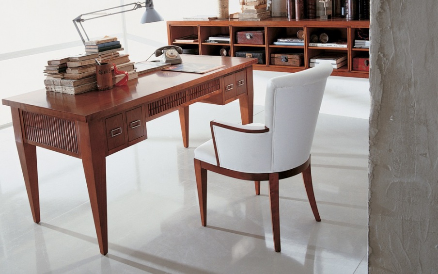 A Desk with a case of cherries, Annibale Colombo