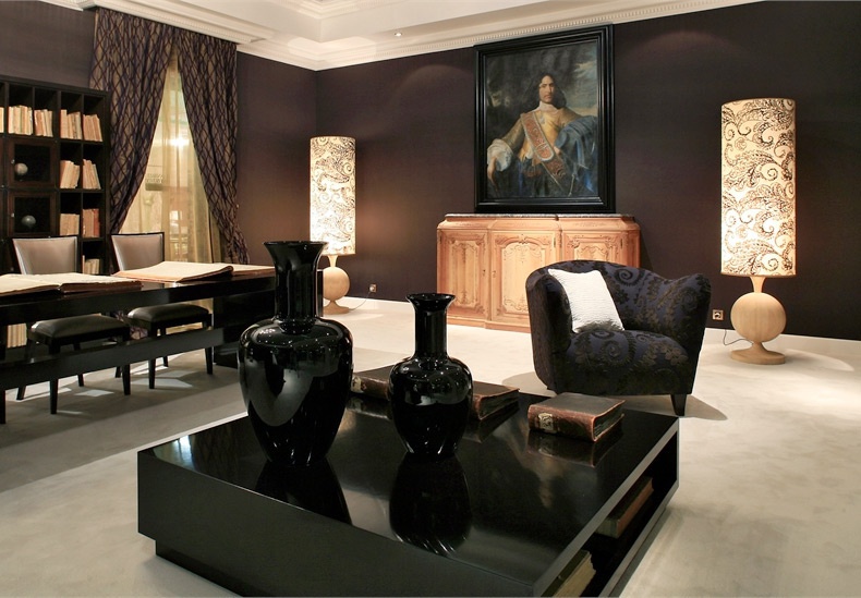 Coffee table with body in solid wood, Annibale Colombo