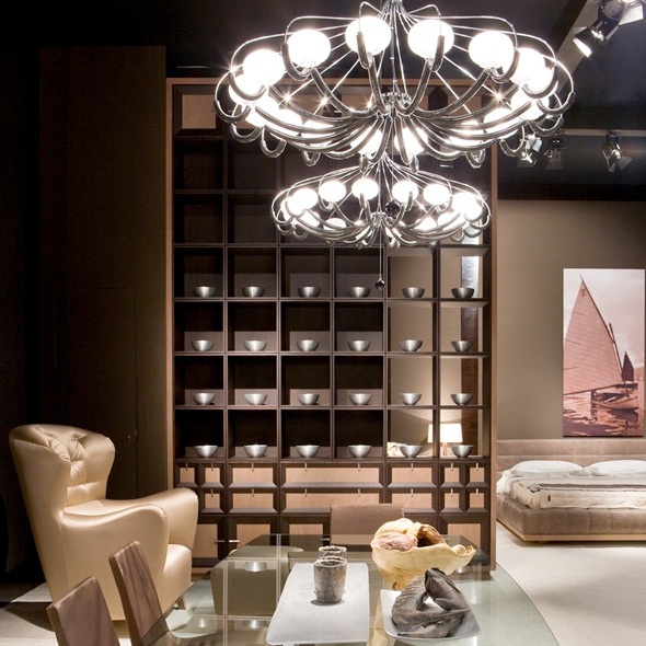 The rack body is made of solid cherry, Annibale Colombo