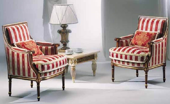 Chair with armrests, Caspani Tino