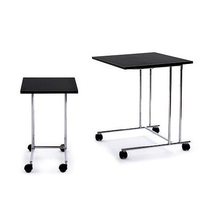 Serving table with a frame made of metal and top made of plywood Service, Arflex