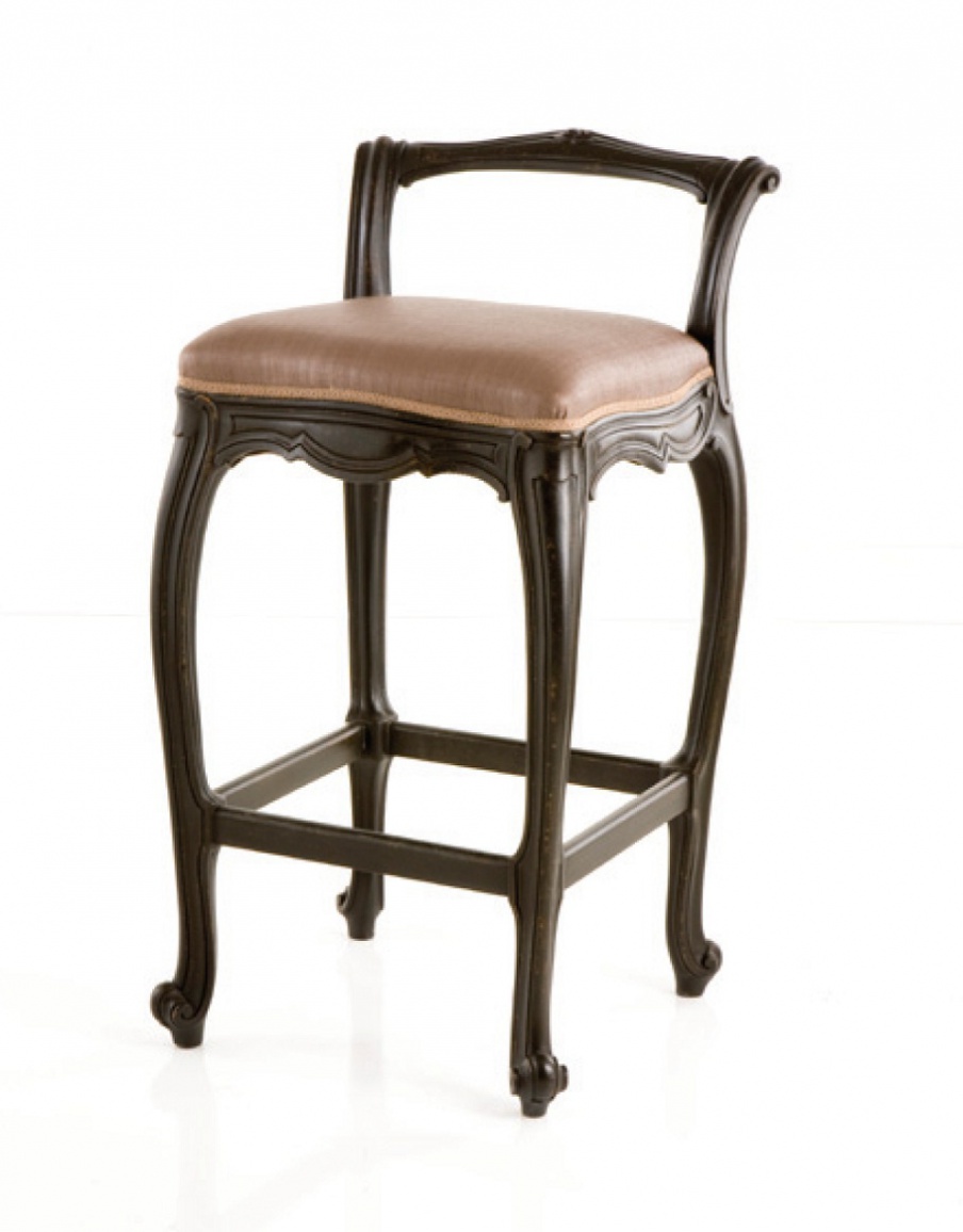 Bar stool on figured legs, Chelini