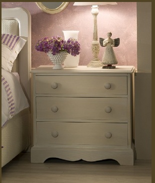 Bedside table made of wood, De Baggis