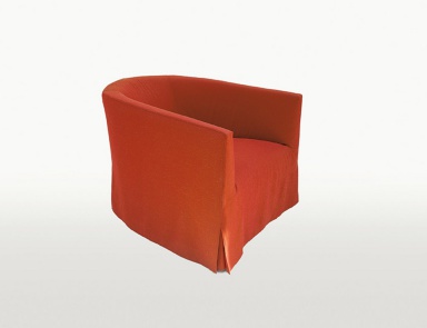 The chair steel frame upholstered in fabric Crono, B&B Italia