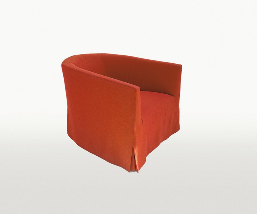 The chair steel frame upholstered in fabric Crono, B&B Italia