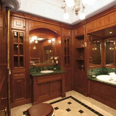 Furniture for bathroom is Salle de Bains