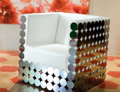 A chair with a hidden frame, Giorgia - Creazioni