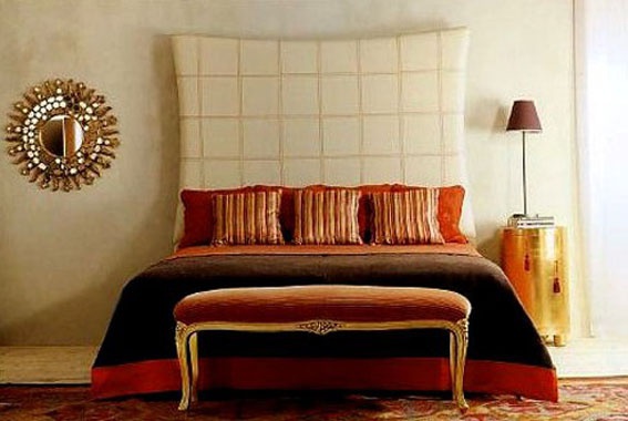 Double bed with high headboard, Creazioni
