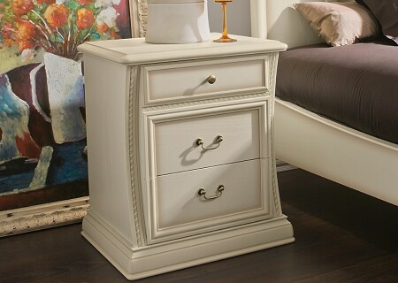 Bedside Cabinet Via Veneto Avorio, Favero