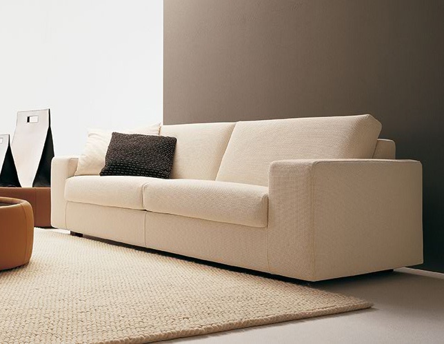 Sofa upholstered in leather or fabric Vivere, Bosal