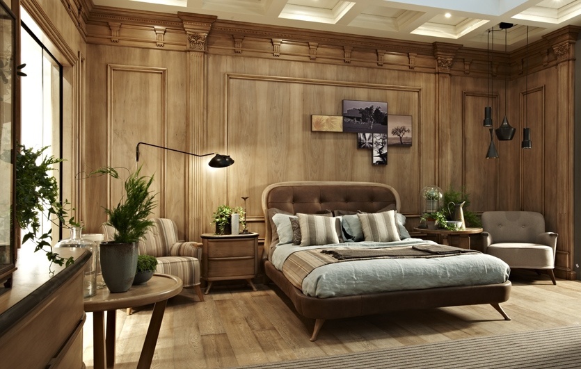 Double bed from derwa, Luciano Zonta