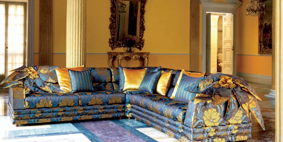 Four-seater sofa Classico, Domingo Salotti