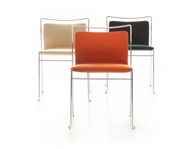 Chair with upholstered TULU LG, Cassina