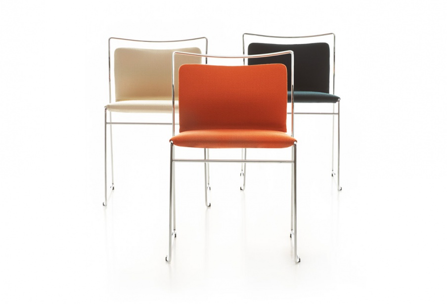 Chair with upholstered TULU LG, Cassina