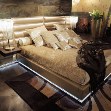 bed with high back Rubino 