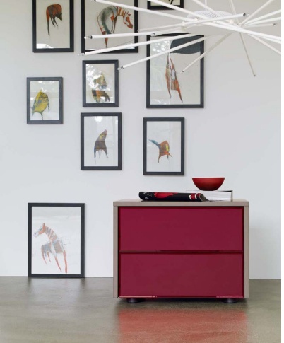 Dresser-chest of drawers, Flou.