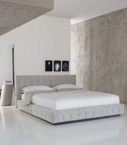 Bed with headboard, Flou