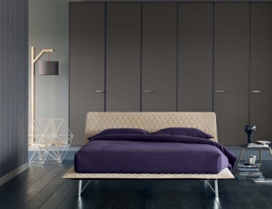 Bed with headboard, Flou