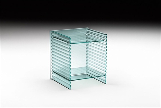 Onda bedside table, Fiam