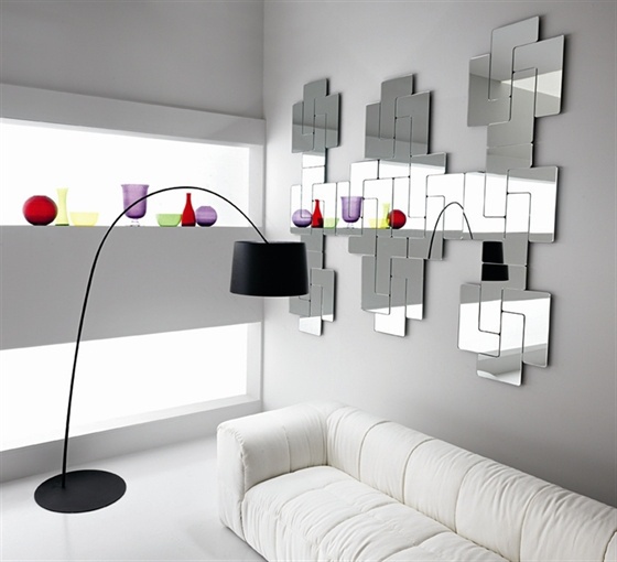 Tetris wall mirror, Fiam