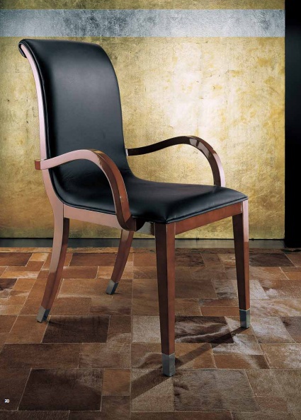 Chair with armrests, Giorgio Collection