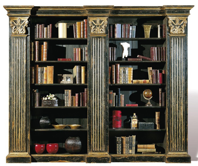 A bookcase with open shelves, Vittorio Grifoni 