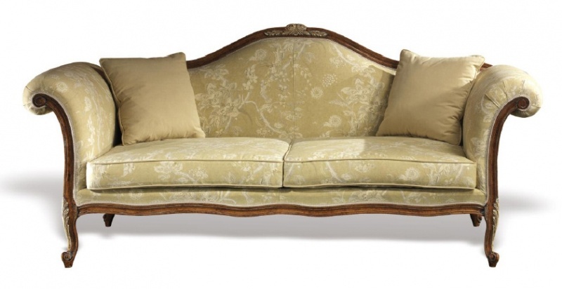 Double sofa on figured legs, Vittorio Grifoni