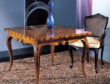 Dining table on curved legs, Vittorio Grifoni