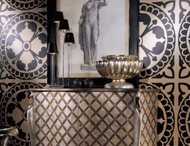 A chest of drawers on high legs, Vittorio Grifoni