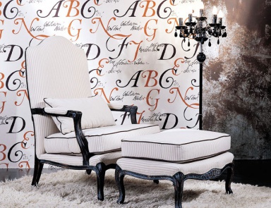 Armchair with Ottoman leg, Vittorio Grifoni