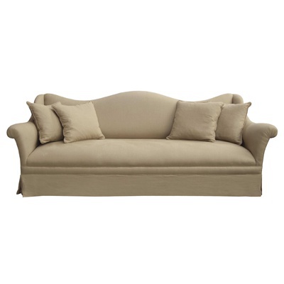 Three seater sofa with shaped back, Guadarte