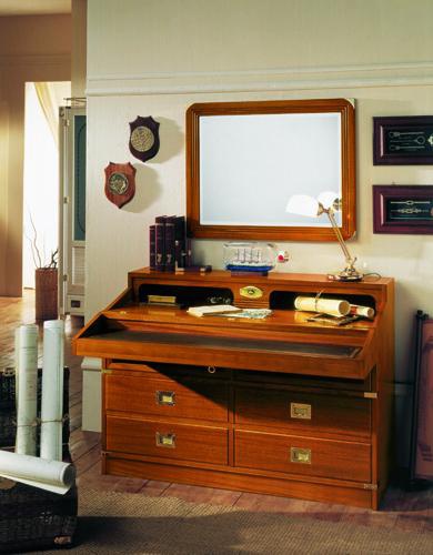 A Secretary with a hinged work surface Vecchia Maria Caroti