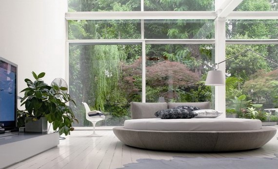 Round bed, Time - La Falegnami