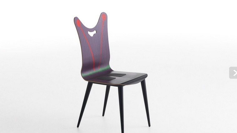 Chair with high back Arte, Valcucine