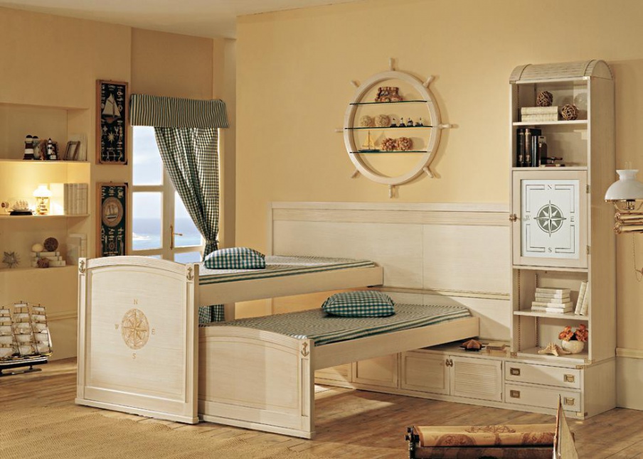 Extendable children's bed Vecchia Maria Caroti