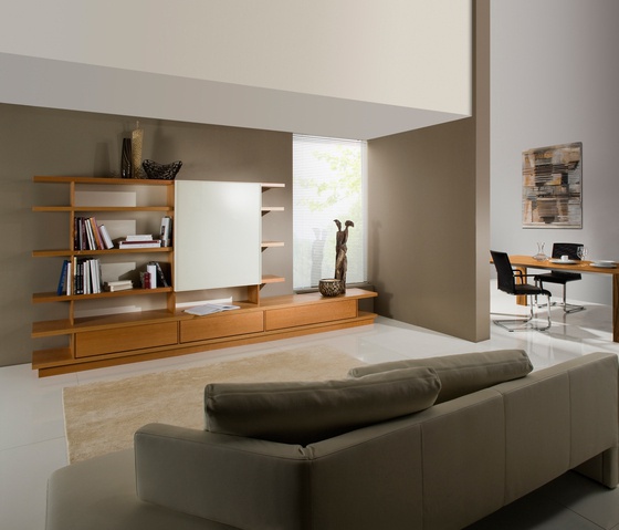 Modular system with open shelves, Kettnaker 