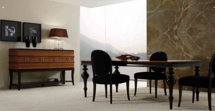 Set for the dining room Savoy collection, Mobil Fresno