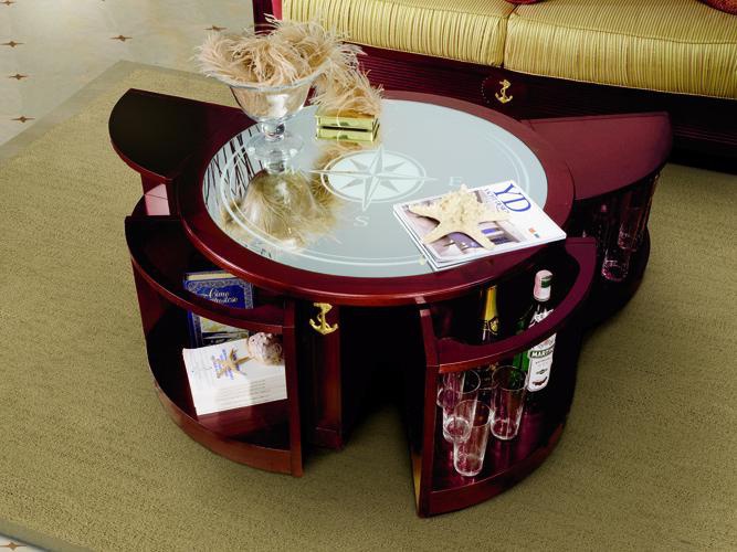 Coffee table round Vecchia Maria Caroti