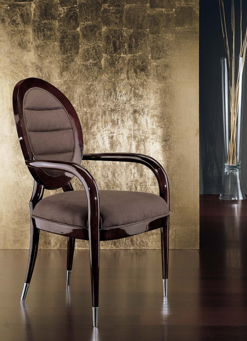 A chair with oval backrest Monte-Carlo, Giorgio Collection