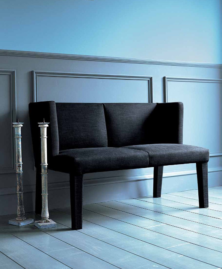 Chair twin leather upholstered Chelsea, Casamilano